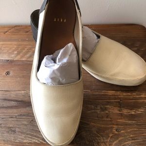 Feit Women’s Handsewn White/Black leather Shoes